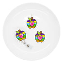 Patchwork Apple Acrylic Accent 43x38mm (Package of 1)