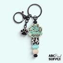 Fur Mama Silicone Focal Bead 29mm (Package of 2)
