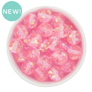Translucent Light Pink Holographic Sequin Beads 16mm (Package of 10)