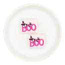 Boo Silicone Focal Bead 30x23mm (Package of 2)