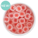 Red Frosted Color Core Beads 16mm (Package of 10)