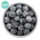 Shades of Grey Liquid Marble Effect w/Shimmer Bead 16mm (Package of 10)