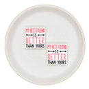 My Best Friend is Better Than Yours Silicone Focal Bead 26x28mm (Package of 2)