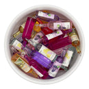 Resin Wine Bottle Jumbo Charm 40x10mm (Package of 1 - Random Color/Label)