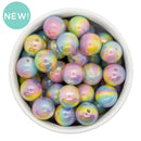 Iridescent Pastel Marble Beads 16mm (Package of 10)