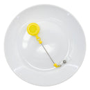Yellow Solid Beadable Badge Reel (Package of 1)