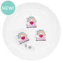 Teacher Retro Pencil Rainbow Acrylic Accent 42x41mm (Package of 1)