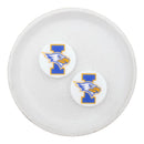 West Irondequoit Eagles Silicone Focal Bead 30mm (Package of 2)
