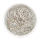 Silver Wine Glass Charm Rings/Hoop Earrings 25mm (Package of 20)