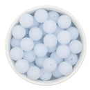 Glow in the Dark Neon Bright White Silicone Beads 15mm (Package of 10)