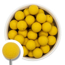 Embossed Goldenrod Silicone Beads 15mm (Package of 10)