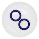 Indigo Jumbo Silicone Ring Bead 64mm (Package of 2)