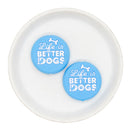 Life is Better with Dogs Silicone Focal Bead 35mm (Package of 2)