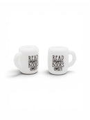 3-D Read More Books Coffee Mug Focal Bead 20x22x16mm (Package of 2)