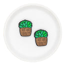 I Don't Give a Fucculent Silicone Focal Bead 30x25mm (Package of 2)