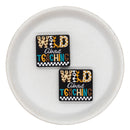 Wild About Teaching Silicone Focal Bead 28x30mm (Package of 2)