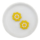 Sunshine Bloom Silicone Focal Bead 27mm (Package of 2)