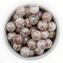 Iridescent Mocha Marble 16mm Bead (Package of 10)