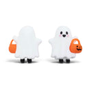 3-D Ghost w/Jack-O-Lantern Pail Silicone Focal Bead 30x27x18mm (Package of 2)