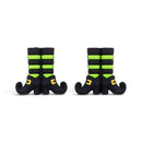 3-D Witch Legs Silicone Focal Bead 28x31x8mm (Package of 2)