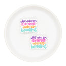 What Makes You Different Makes You Beautiful Silicone Focal Bead 35x31mm (Package of 2)