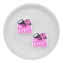 Cheerleader Love Silicone Focal Bead 28x29mm (Package of 2)