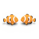3-D Clown Fish Silicone Focal Bead 36x26x15mm (Package of 2)
