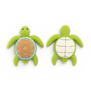 3-D Sea Turtle Silicone Focal Bead 34x36x13mm (Package of 2)