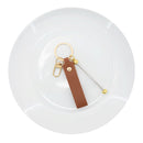 Beadable Vegan Leather Strap Keychain/Bag Clip (Package of 1)
