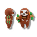 3-D Sloth Silicone Focal Bead 29x26x14mm (Package of 2)