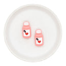 RX Prescription Bottle Silicone Focal Bead 30x15mm (Package of 2)