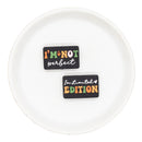 I'm Not Perfect, I'm Limited Edition Silicone Focal Bead 19x30mm (Package of 2)