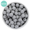 Coin Grey Solid Pumpkin 12mm Silicone Beads (Package of 10)