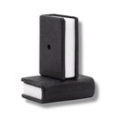 3-D Black Book Silicone Focal Bead 27x21x9mm (Package of 2)