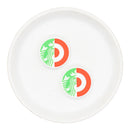 'Bucks & Bullseye Silicone Focal Bead 28mm (Package of 2)