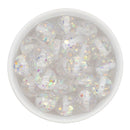 Translucent Clear Holographic Sequin Beads 16mm (Package of 10)