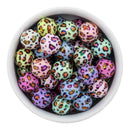Iridescent Multicolored Leopard Variety Pack Beads 16mm (Package of 10)