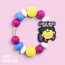 Little Miss Add to Cart Focal Bead 29x25mm (Package of 2)