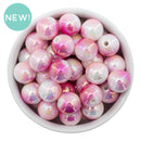 Shades of Pink Ombre Iridescent Beads 16mm (Package of 10)