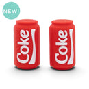 3-D Coke Can Silicone Focal Bead 29x15x16mm (Package of 2)