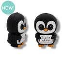 3-D I Love You Penguin Silicone Focal Bead 30x21x17mm (Package of 2)