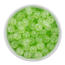 Chartreuse Green Crackle Beads 12mm (Package of 20)