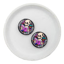Spooky Book Club Silicone Focal Bead 30mm (Package of 2)