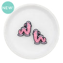 Audio Book Worm Silicone Focal Bead 29x24mm (Package of 2)