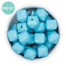 Turquoise Solid Cube Beads 20mm (Package of 10)