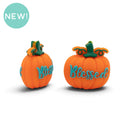 3-D Blessed Pumpkin Silicone Focal Bead 25x25x17mm (Package of 2)