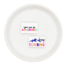 You Can Do Hard Things, Keep Climbing Silicone Focal Bead 30x20mm (Package of 2)