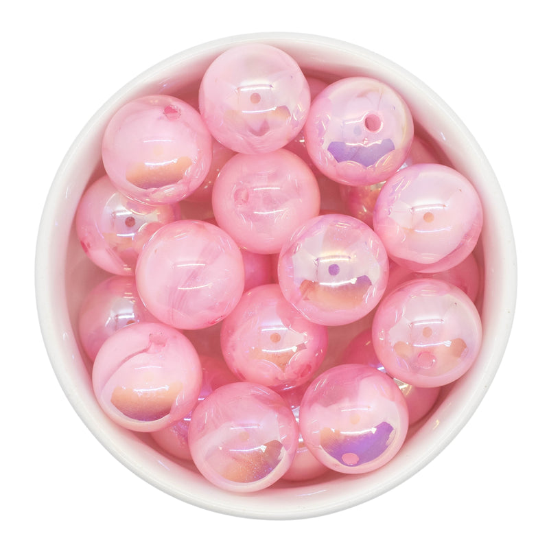 Light Pink UV Shimmer Cloud Beads 20mm (Package of 10)