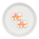 Me? Sarcastic? Never. Silicone Focal Bead 20x30mm (Package of 2)