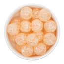 Peach Crackle Beads 20mm (Package of 10)